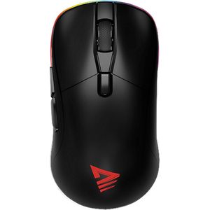 Savio - RIFT BLACK - Gaming Muis - Zwart - RGB - Draadloos en Bedraad