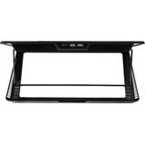 Savio - COS 01 - Laptopkoelbasis - Zwart - Kunststof