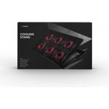 Savio - COS 01 - Laptopkoelbasis - Zwart - Kunststof