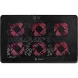 Savio - COS 01 - Laptopkoelbasis - Zwart - Kunststof