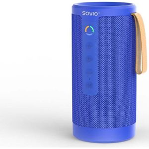 Savio - BS-031 - Bluetooth Luidspreker - Blauw - 2x5W - Draadloos