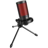 Savio wired gaming microphone with backlight tripod USB SONAR PRO Noir, Rouge Microphone de console de jeu