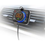 Savio - TR-14 - FM Transmitter - Zwart - Bluetooth - PD-oplader