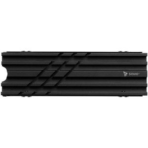 SAVIO Koeleenheid voor M.2 NVME 2280-schijven, AK-60, Zwart