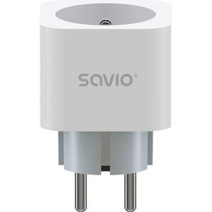 SAVIO WI-FI slim stopcontact, 16A, AS-01, Wit