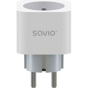 Savio WI-FI slim stopcontact, 16A, AS-01, Wit