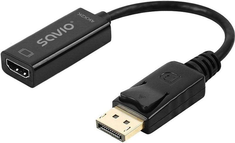 Savio - AK-62 - Data + Video Adapter - Zwart - HDMI v1.4