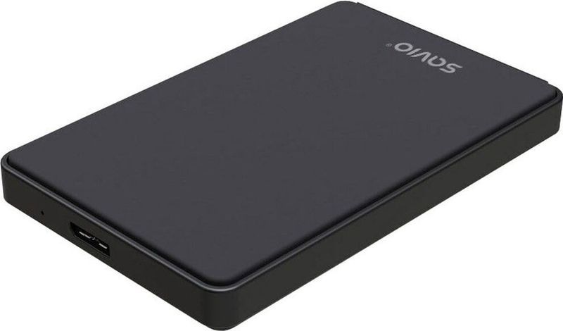 Savio - AK-65 - Externe HDD/SSD-behuizing - Zwart - USB 3.0