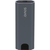 Savio - AK-67 - Externe SSD Behuizing - Grijs - USB-C 3.1