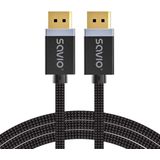 Savio CL-176 DisplayPort kabel 3 m Zwart