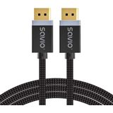 Savio CL-176 DisplayPort kabel 3 m Zwart
