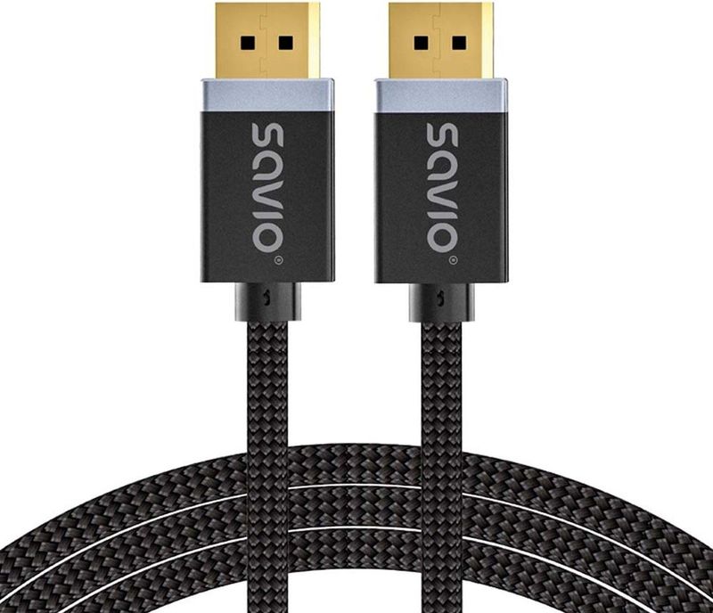 Savio CL-176 DisplayPort kabel 3 m Zwart