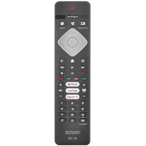 Savio universele afstandsbediening/vervanging voor Philips TV, SMART TV, RC-16