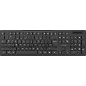 Savio - KB-02 Toetsenbord - USB - QWERTY - Zwart