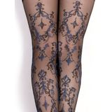 Stockings - Ballerina's Secret - Zwart en Blauw - S/M