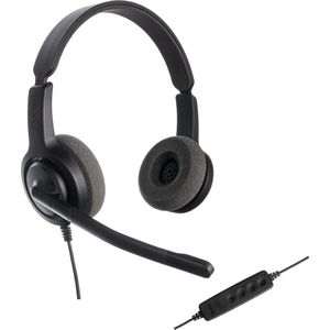 Axtel - Stem UC28 - Kantoorheadset - Zwart - Bedraad - USB-A