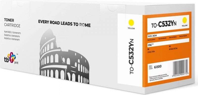 Lenovo - TO-C532YN - Tonercartridge - Geel - 1 stuk