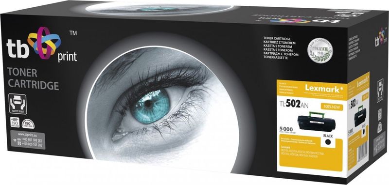 TB Print - TL-502AN - Tonercartridge - Zwart - Inhoud: 1 stuk