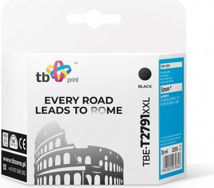 TB Ink voor Epson WF-3620 TBE-T2791XXL zwart 100% new