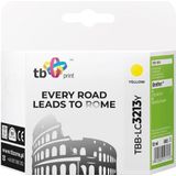 Print, Inkt, TBB-LC3213Y inktpatroon 1 stuks Compatibel Geel (Y)