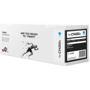 Print, Toner, Toner HP Color LJ Pro W2031X TH-CY415XN 100% nu cyaan