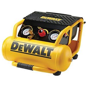 DeWalt DPC10RC Compressor (1500 W, 10 l, 10 bar, 2,0 pk lichtstart-motor, olievrije motor, incl. 10 m luchtleiding)