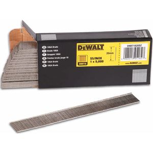 DeWALT DNBT1830SZ 18 Gauge RVS Spijkers 1.25x30mm 5000 stuks