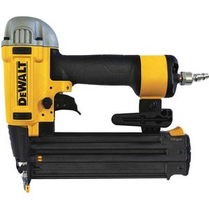 DEWALT DEWDPN1850PP Perslucht-pennagelpistool (voor haarkopnagels van 15-50 mm, olievrij, verstelbaar activeringssysteem, enkel of contactschakelaar, incl. draagkoffer), multi, eenheidsmaat