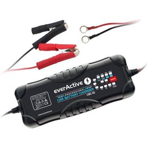 EverActive CBC-10 accu-/druppellader voor Lood, AGM, Gel, Start-Stop (12–24 V, 10 A)