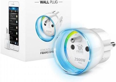 FIBARO - Wall Plug - Slimme Stekker - Type E - Werkt met Boxx en Z-Wave