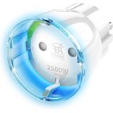 FIBARO Wall Plug - Type F (NL) - Slimme Stekker incl. energiemeter - werkt met Toon, FIBARO Home Center en Homey