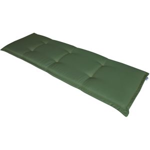Waigg Kii Dikke bankkussen 2/3-zits antislip, katoenen tuinbankkussens zitkussen, rechthoekig bankkussen voor schommelbank, terras (40 x 40 cm, groen