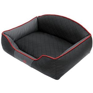 Hobbydog bed Elite - zwart - grafiet boki XXL