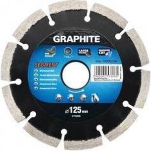 Graphite Diamantschijf 115x22x8,0x2,2mm Segment Gelaserd MPA EN13236