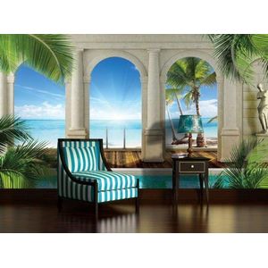 Tropical Beach Photo Wallcovering