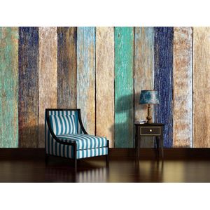 Wood Fence Planks Photo Wallcovering