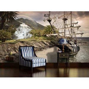 Pirate Ship Photo Wallcovering