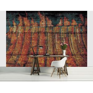 Abstract Wood Texture Photo Wallcovering