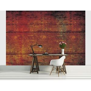 Abstract Painted Wood Texture Photo Wallcovering