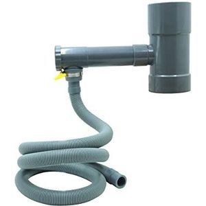 BASS POLSKA Opvangarm Regenopvangset voor regenwatertank Gebruiksvriendelijk Robuust productieventiel Handig voor metalen PVC 80 mm ABS kunststof leidingen