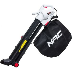 NAC VBE300-AS-G Elektrische bladblazer 3000 W 250 km/h Zwart, Wit