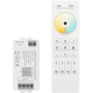 Drukknop - RF 4-zone Afstandsbediening - Dual White - Geschikt voor LED Strips