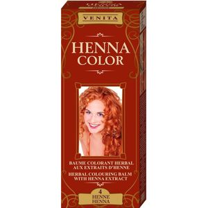 Venita - HENNA COLOR BALSEM - Natuurlijke Haarverf - nr.4 - 75ml