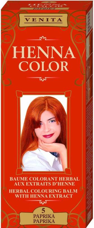 Venita - HENNA COLOR BALSEM - Haarverf - Paprika - Natuurlijke Ingrediënten