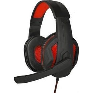 Art - SLA HERO GAMING - Hoofdtelefoon - Zwart - Rood - Bedraad