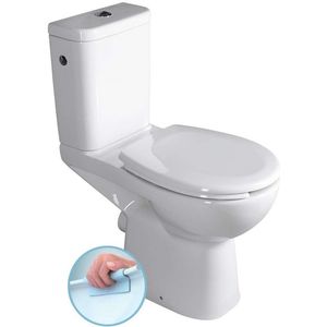 Sapho - Verhoogd Toilet - Wit - Handicap P-Trap - Randloos Ontwerp
