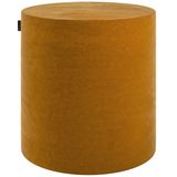 Dekoria Poef Barrel collectie Velvet geel ø40 cm x 40 cm