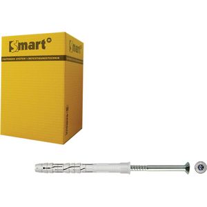 SMART | Raamplug +schroef VZK Tx Ø 10x100 NZN | 50 st