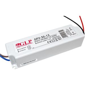 GLP Waterdichte LED Voeding 12V DC - 4A- 48W