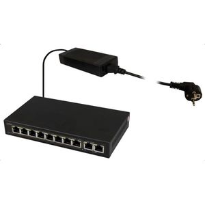 Pulsar - SG108 - Netwerkschakelaar - Zwart - Gigabit Ethernet - Power over Ethernet